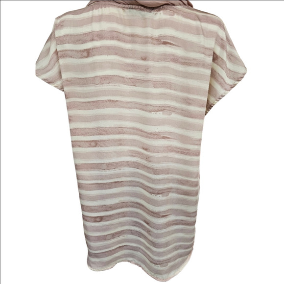 Daisy Fuentes Short Sleeve Round Neck Flowy Top Size XL - Picture 12 of 12